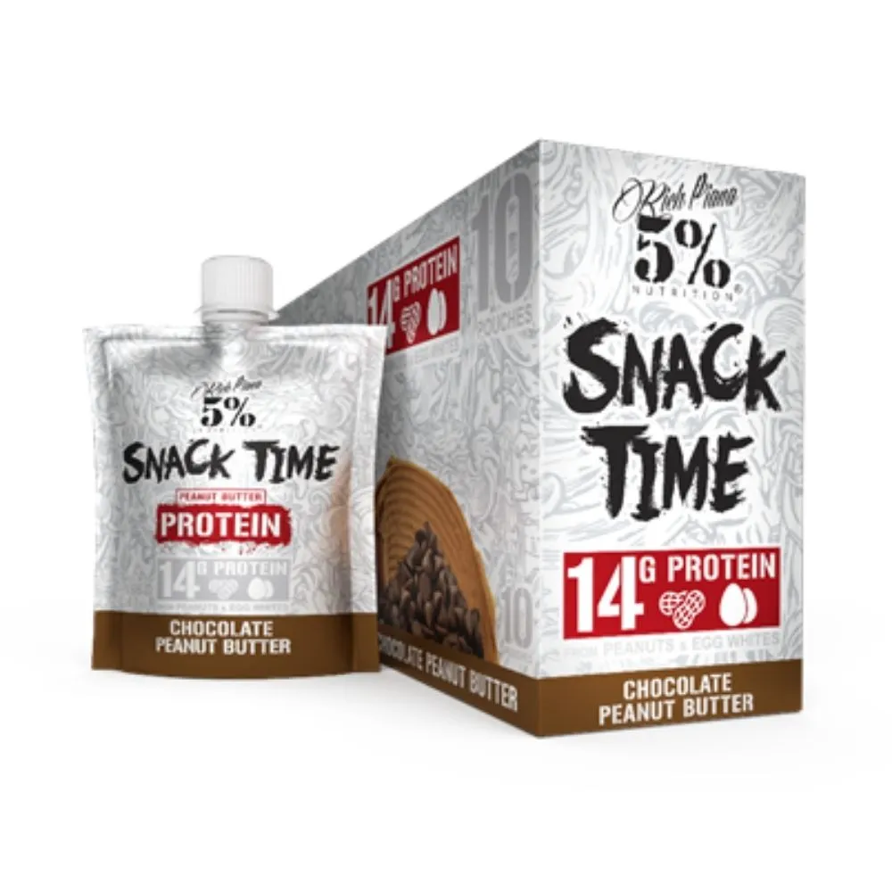 5% Snack Time Protein Peanut Butter 10 Pack