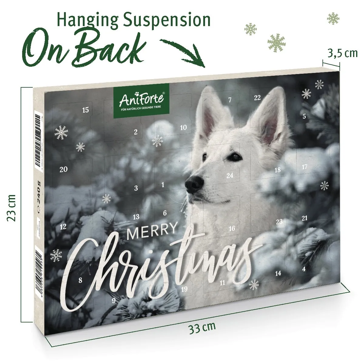 Advent Calendar "Merry Christmas" for Dogs