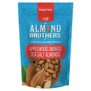 Almond Brothers - Applewood Smoked Sea Salt Almonds, 5 Oz