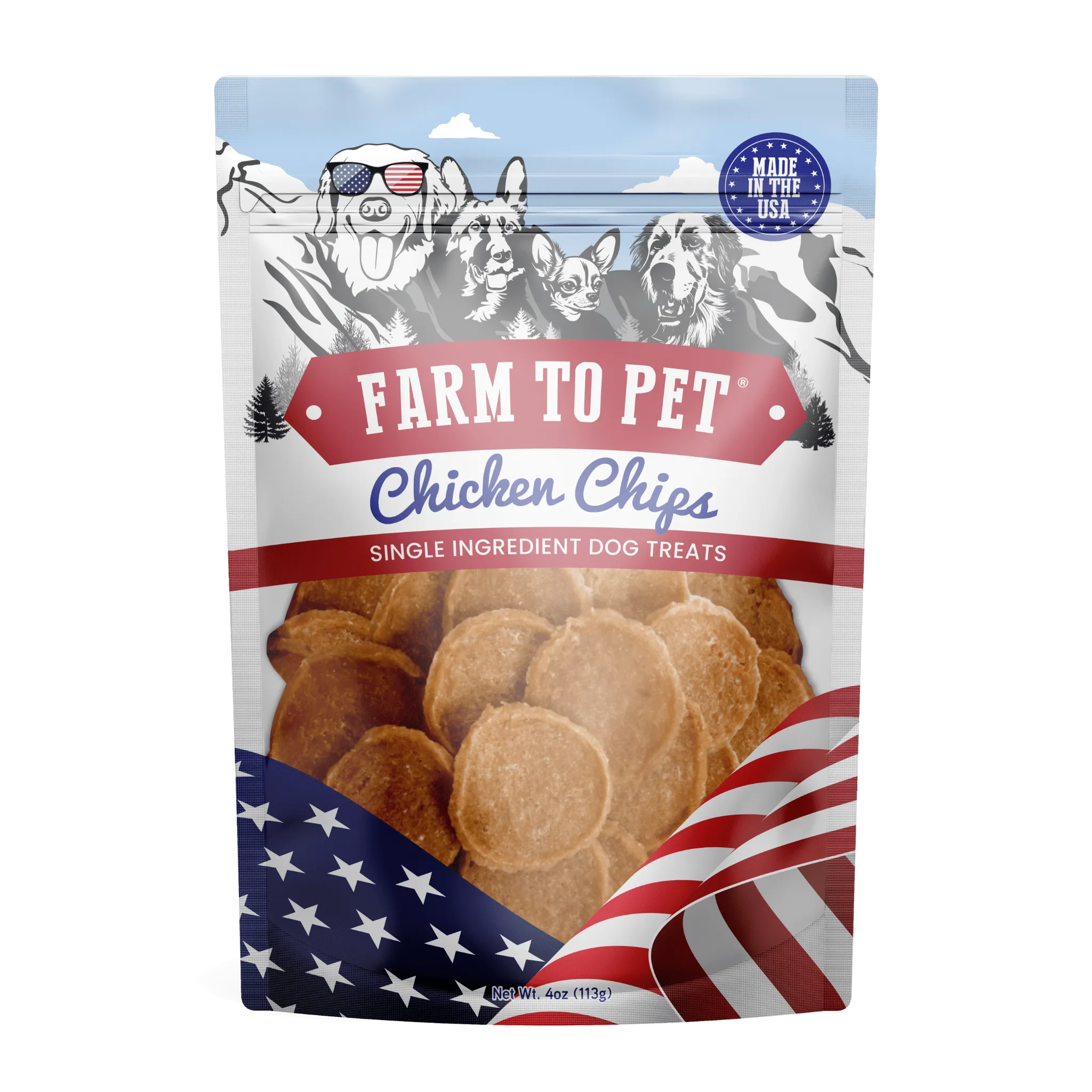 Americana Chicken Chips for Dogs