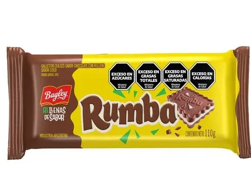 Bagley Rumba Chocolate Cookies Filled with Coconut Cream 110g/0.24lb