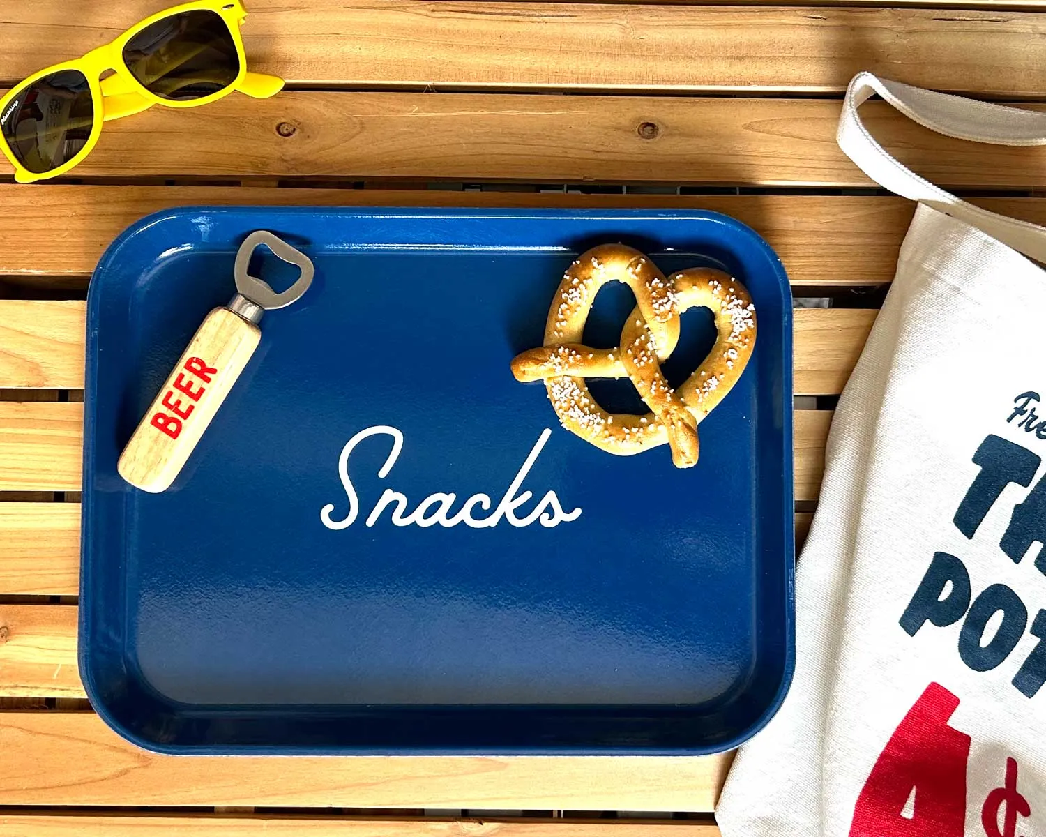 Blue Snacks Tray (Large)