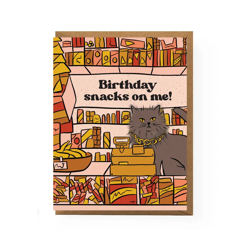 Bodega Cat Birthday Card