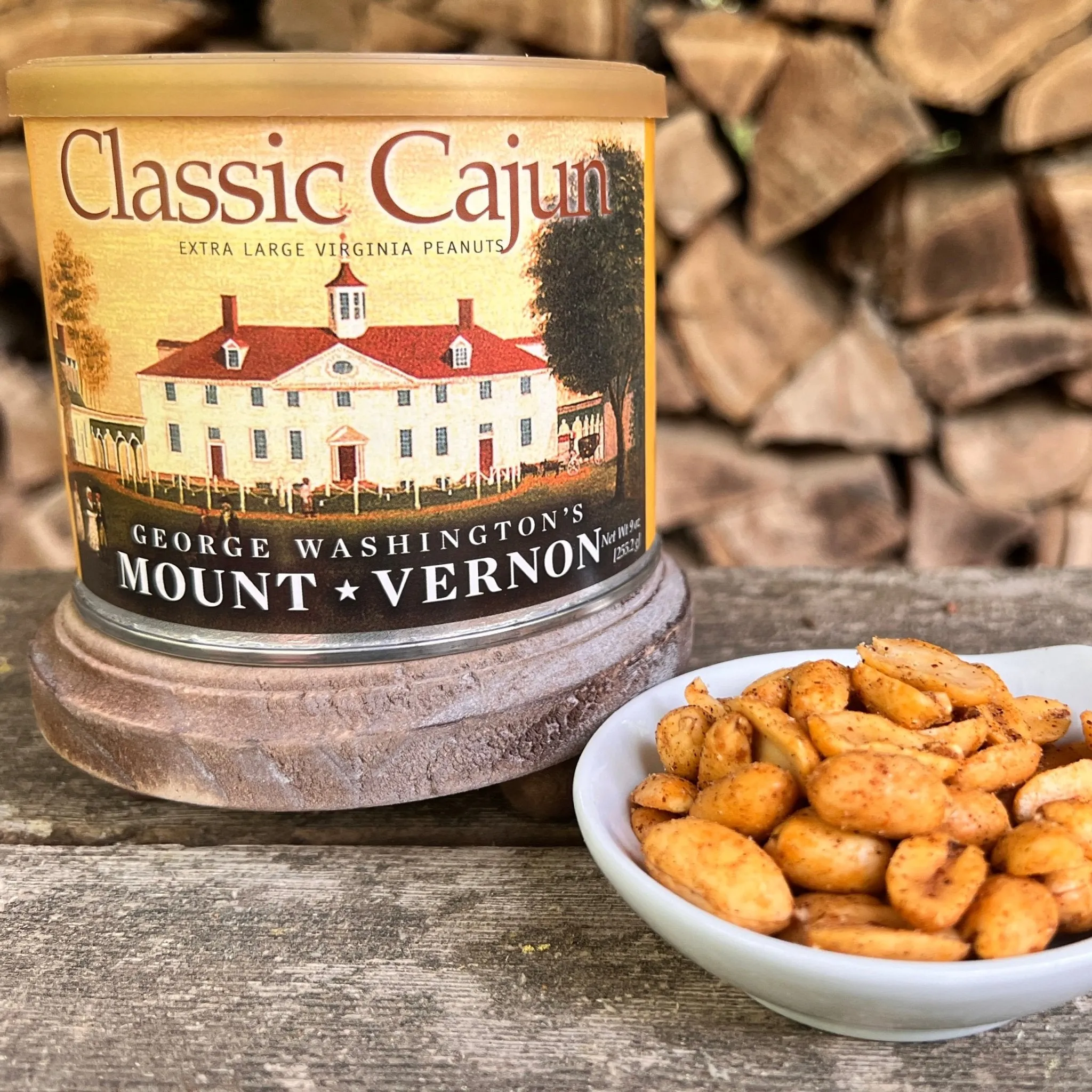 Classic Mount Vernon Cajun-Flavored Peanuts - Premium Quality