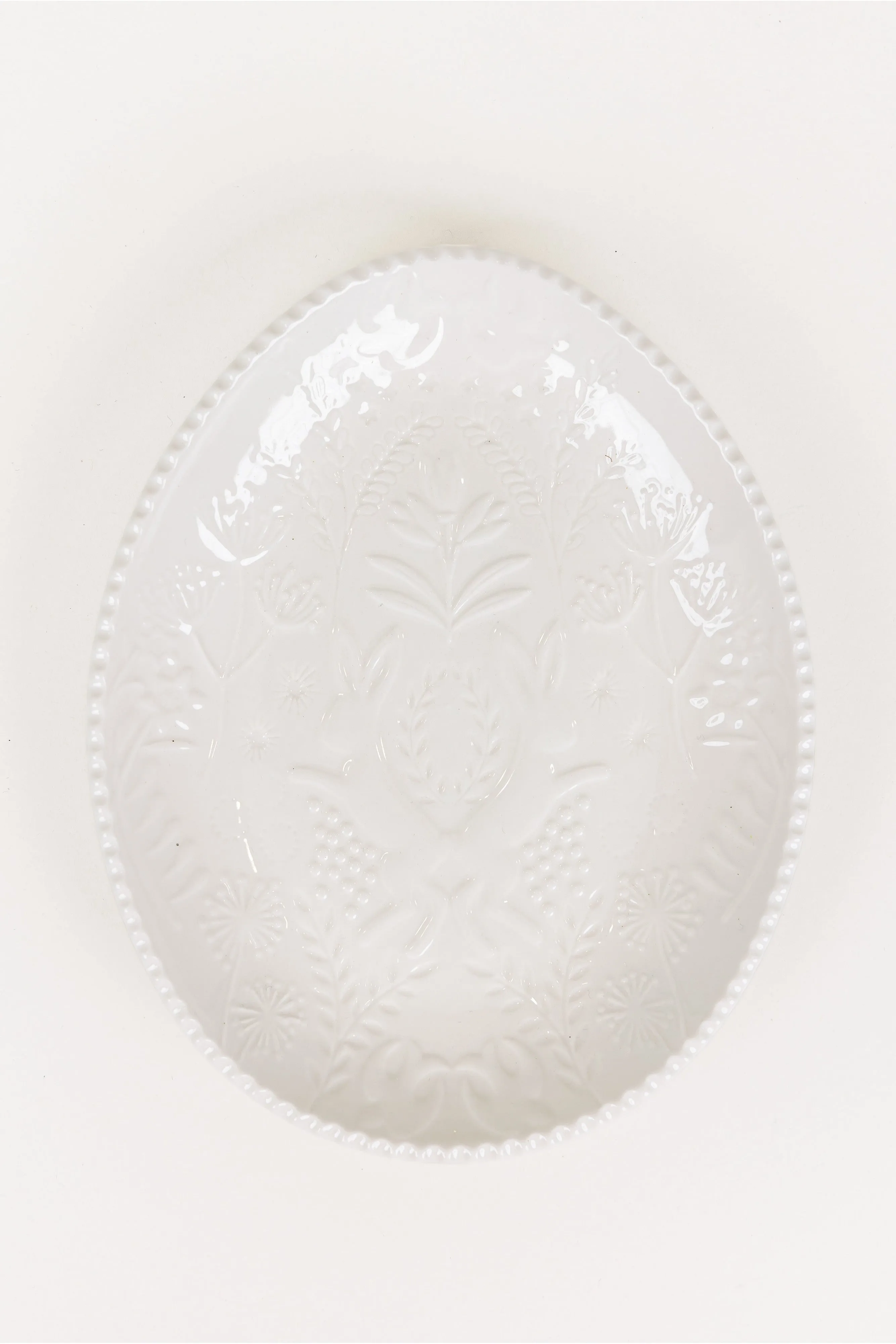 Ceramic Egg Plate