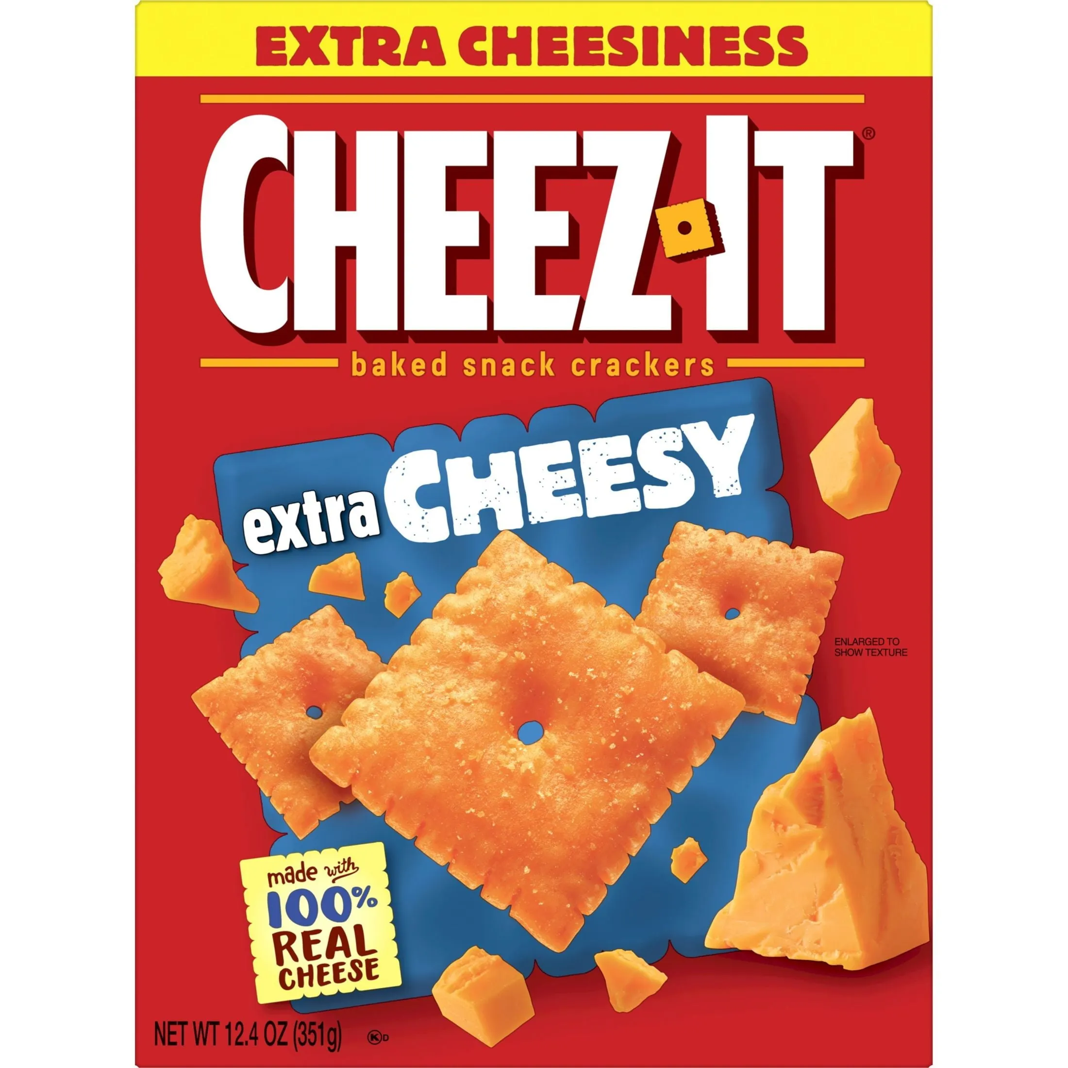 Cheez-It Extra Cheesy Cheese Crackers, 12.4 oz