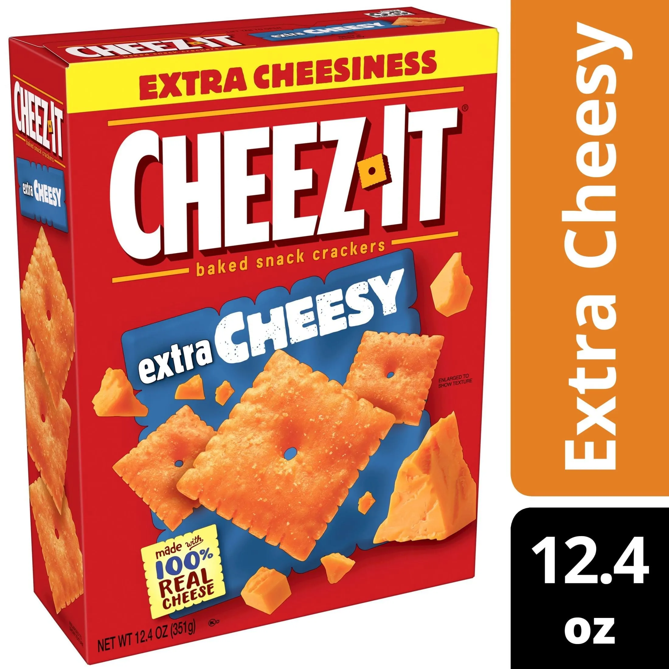 Cheez-It Extra Cheesy Cheese Crackers, 12.4 oz