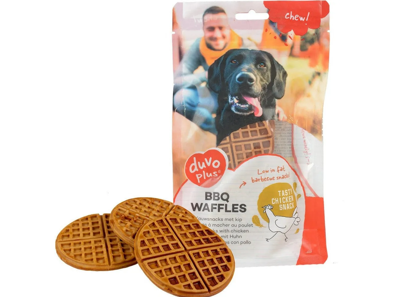 Chew! Bbq Waffles 7,6Cm - 8Pcs / 270G