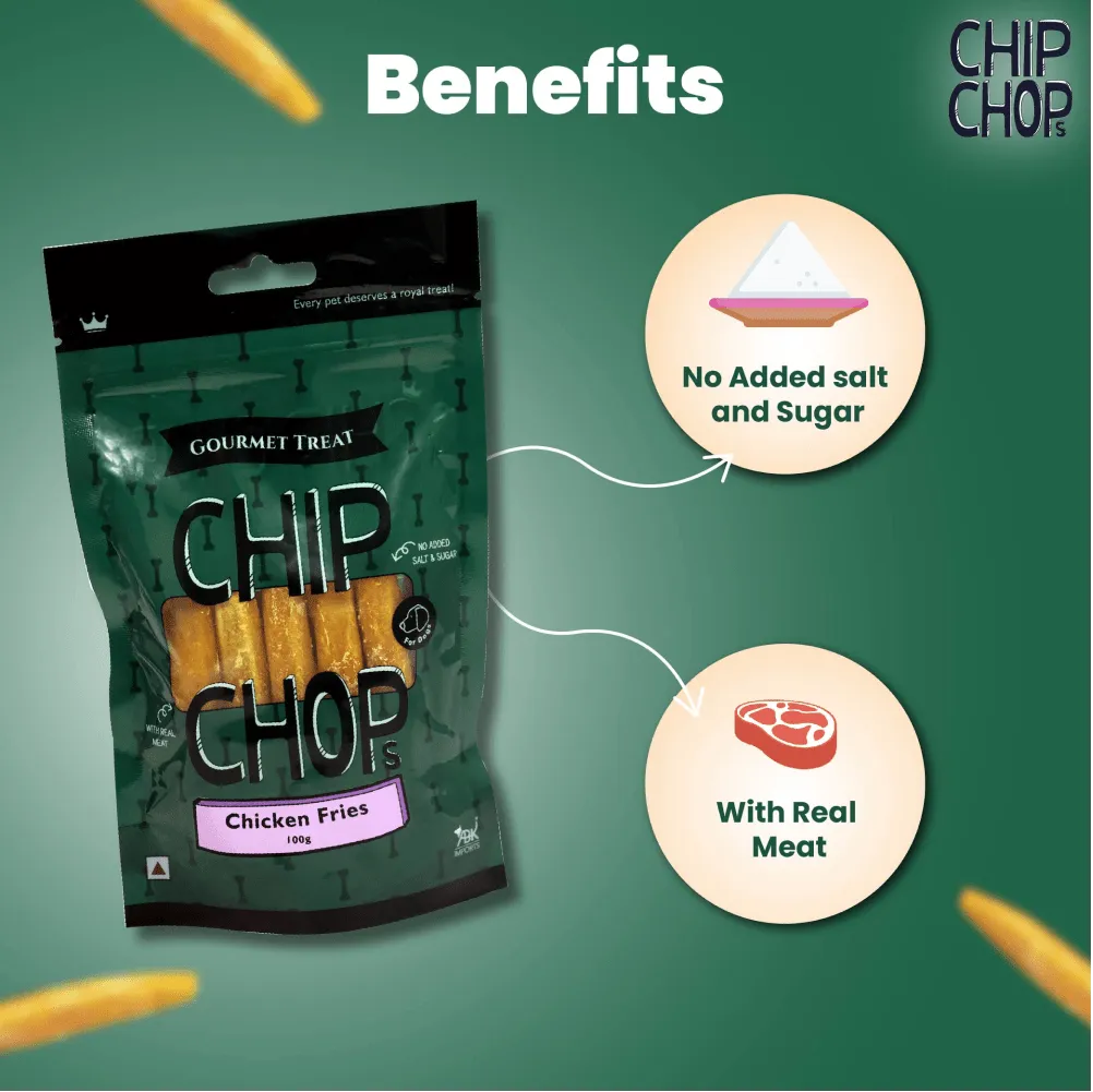 Chip Chops Chicken Fries Gourmet Dog Treats