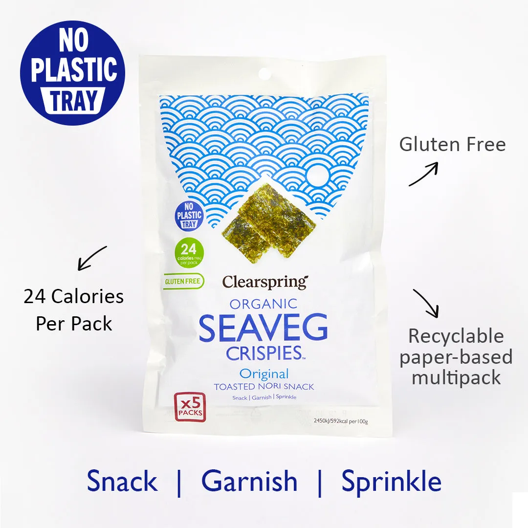 Clearspring Seaveg Crispies Original Multipack 5x4g