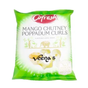 Cofresh Mango Chutney Poppadum Curls 80g