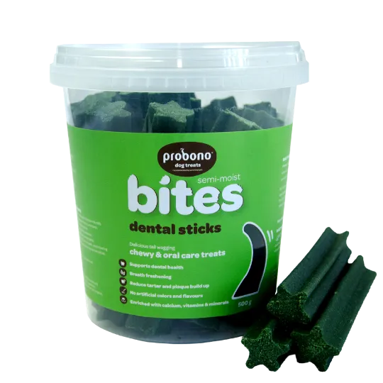 Dog Semi Moist Dental Sticks 500g Tub