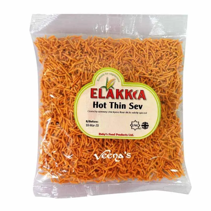 Elakkia Hot Thin Sev 175g