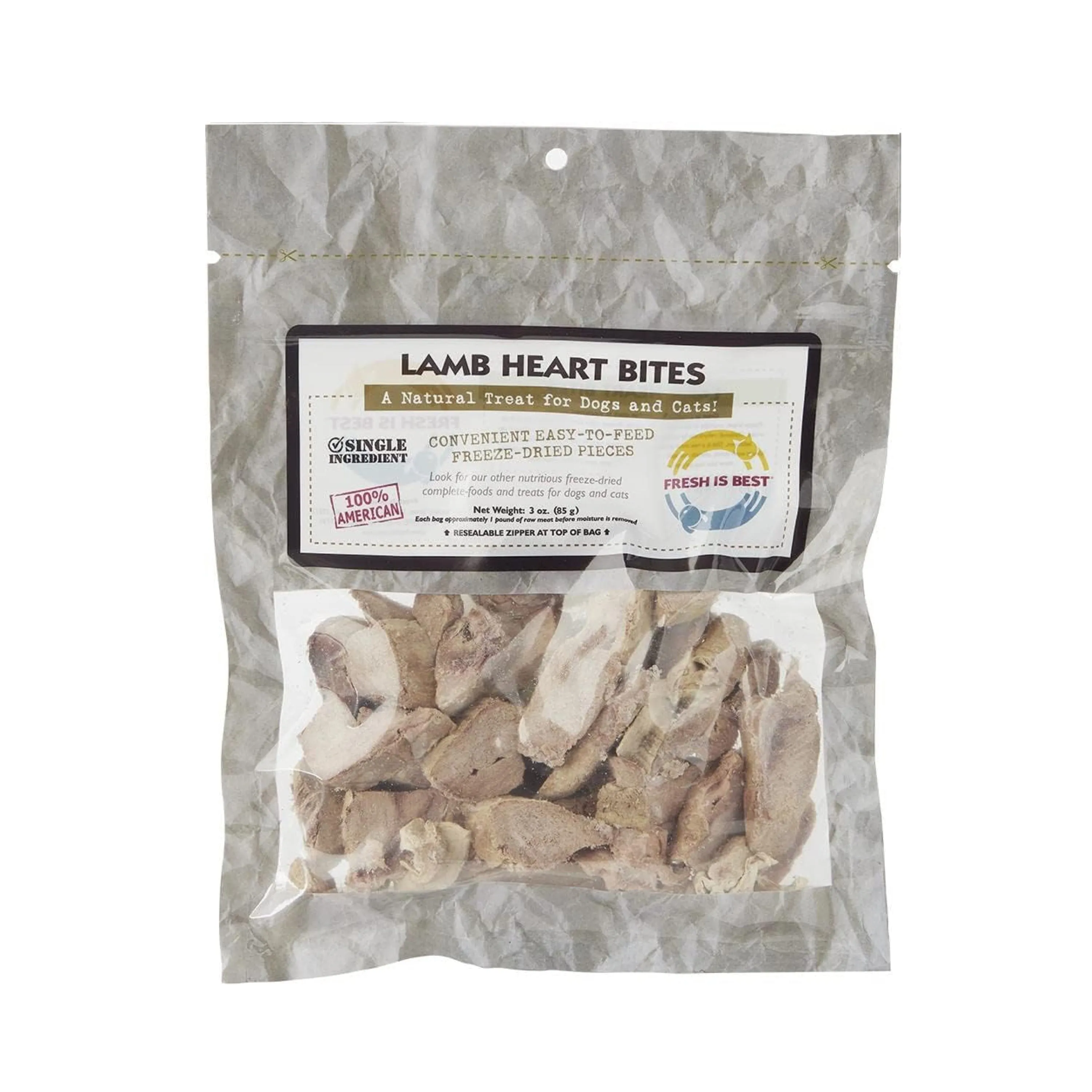 Fresh Is Best Lamb Heart Bites 3oz