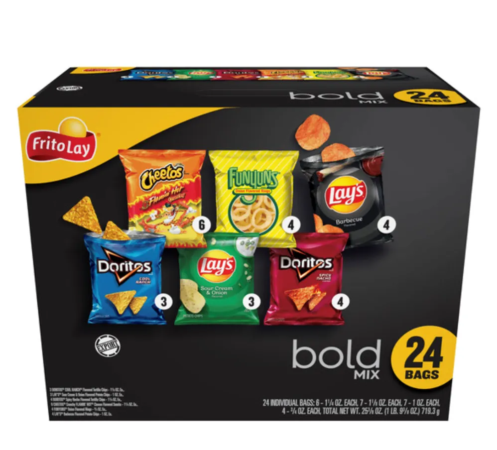 Frito Lay Bold Mix 24 Pack