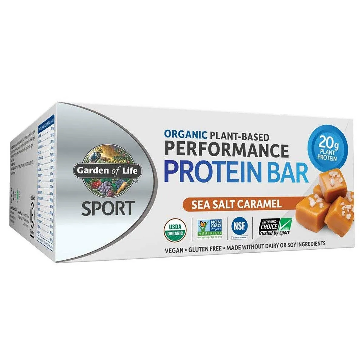 Garden of Life Plant-Based Protein Bar 12/Box