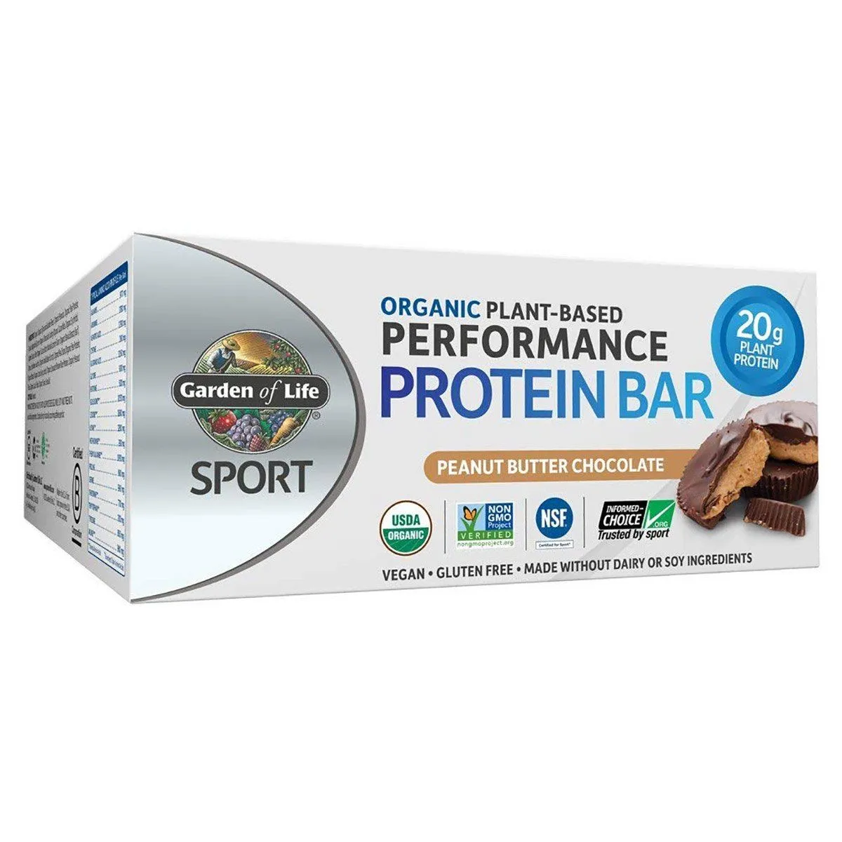 Garden of Life Plant-Based Protein Bar 12/Box