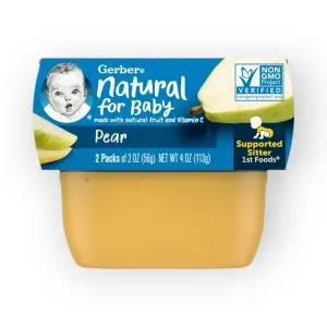 Gerber Natural for Baby 1st Foods, 2 oz,