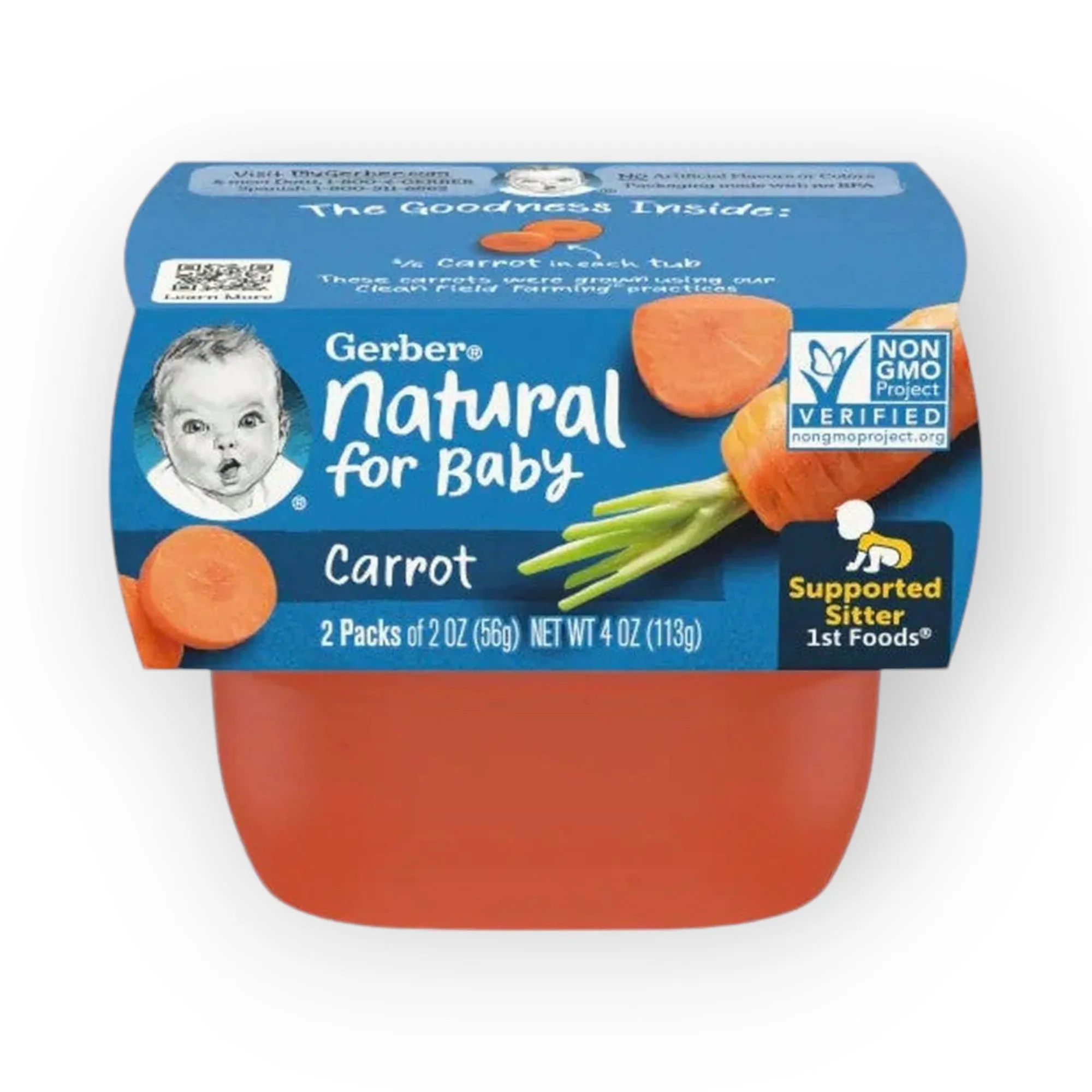 Gerber Natural for Baby 1st Foods, 2 oz,