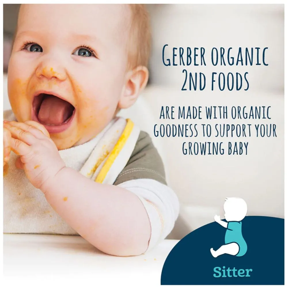 Gerber Organic Mango, Apple and Banana, 2nd Foods, 113g