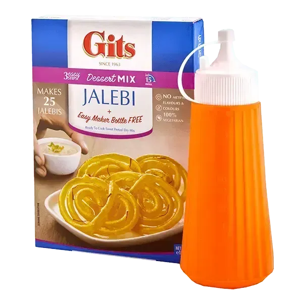 Gits Jalebi Mix with Maker Bottle