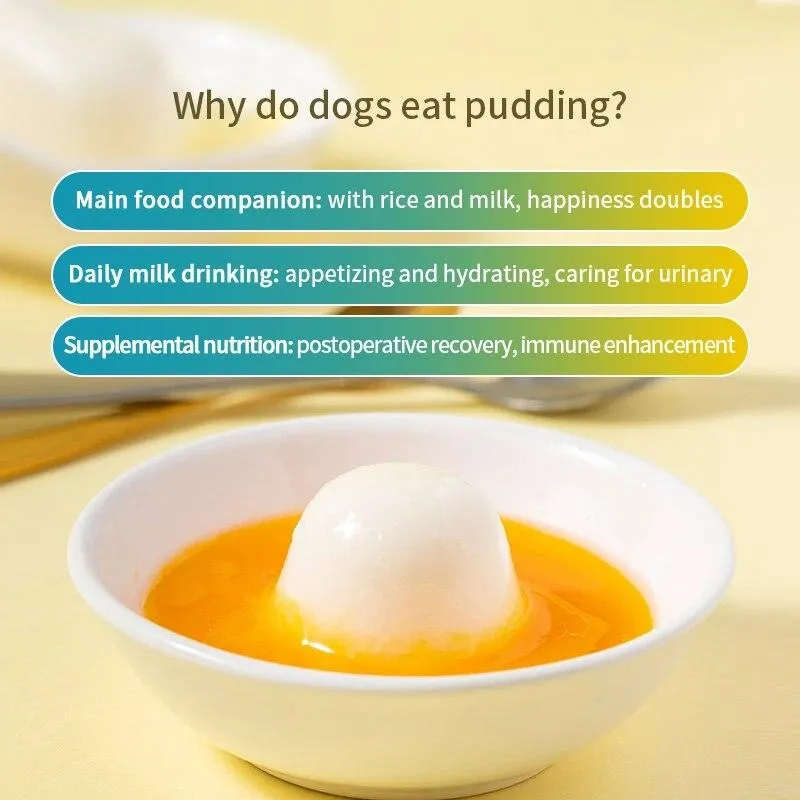 Goat's Milk Egg Yolk Dog Snacks Cat Pudding