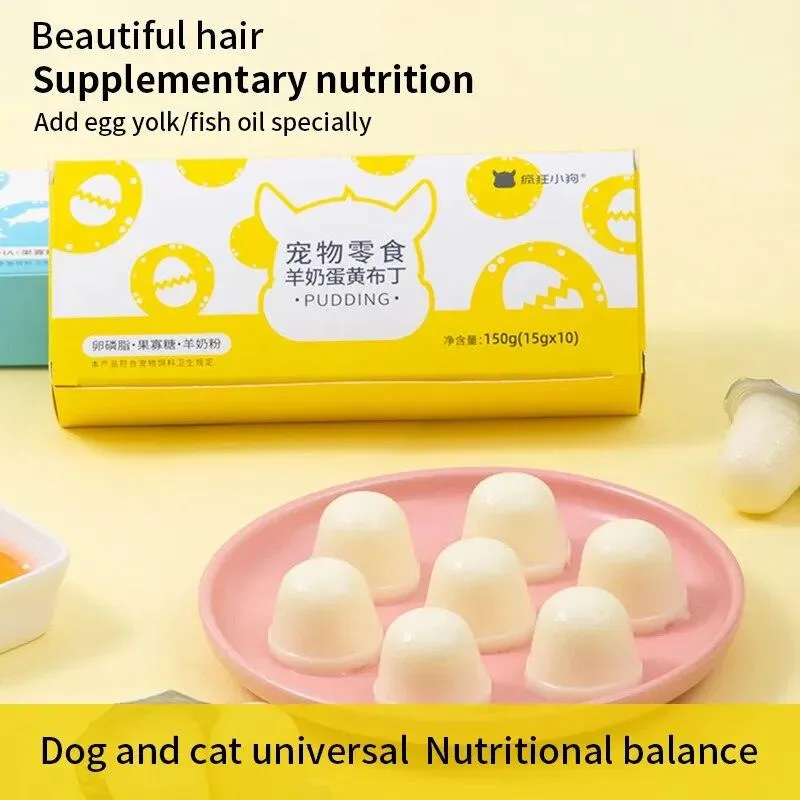 Goat's Milk Egg Yolk Dog Snacks Cat Pudding