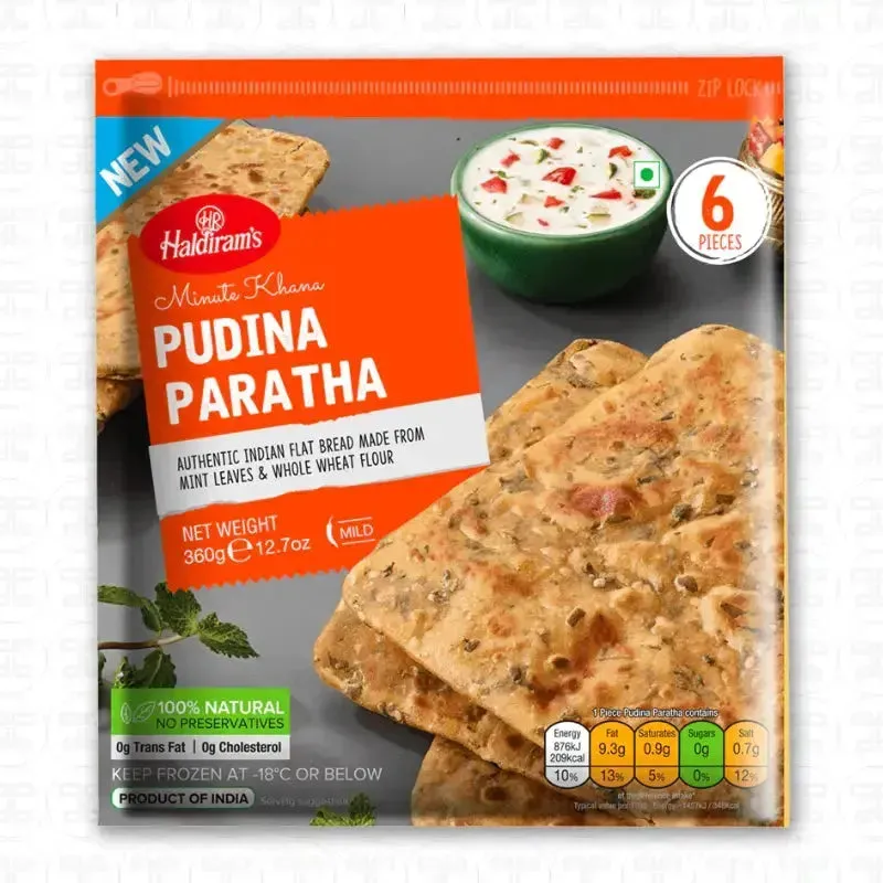 Haldiram Frozen Pudina Paratha