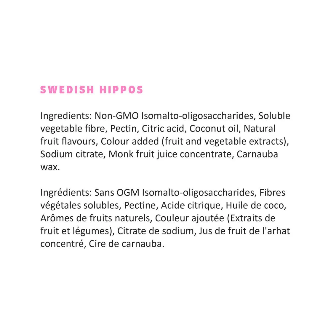 Healthy Hippo Gummies - Swedish (50g)