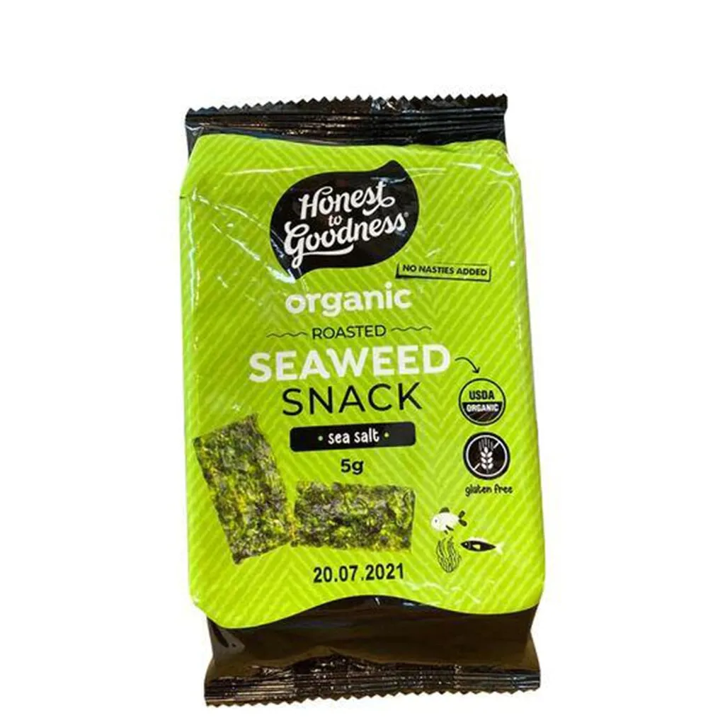 Honest to Goodness Organic Roasted Seaweed Snacks