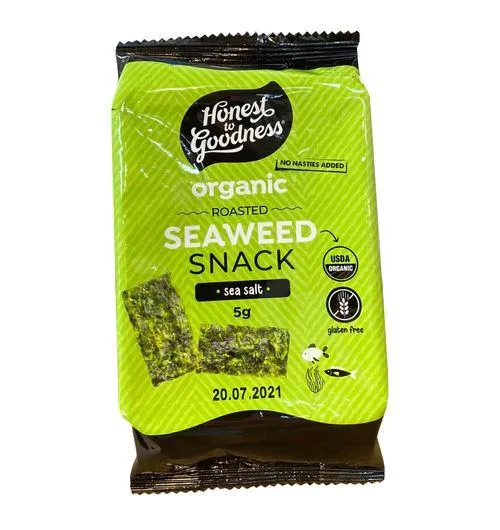 Honest to Goodness Organic Roasted Seaweed Snacks