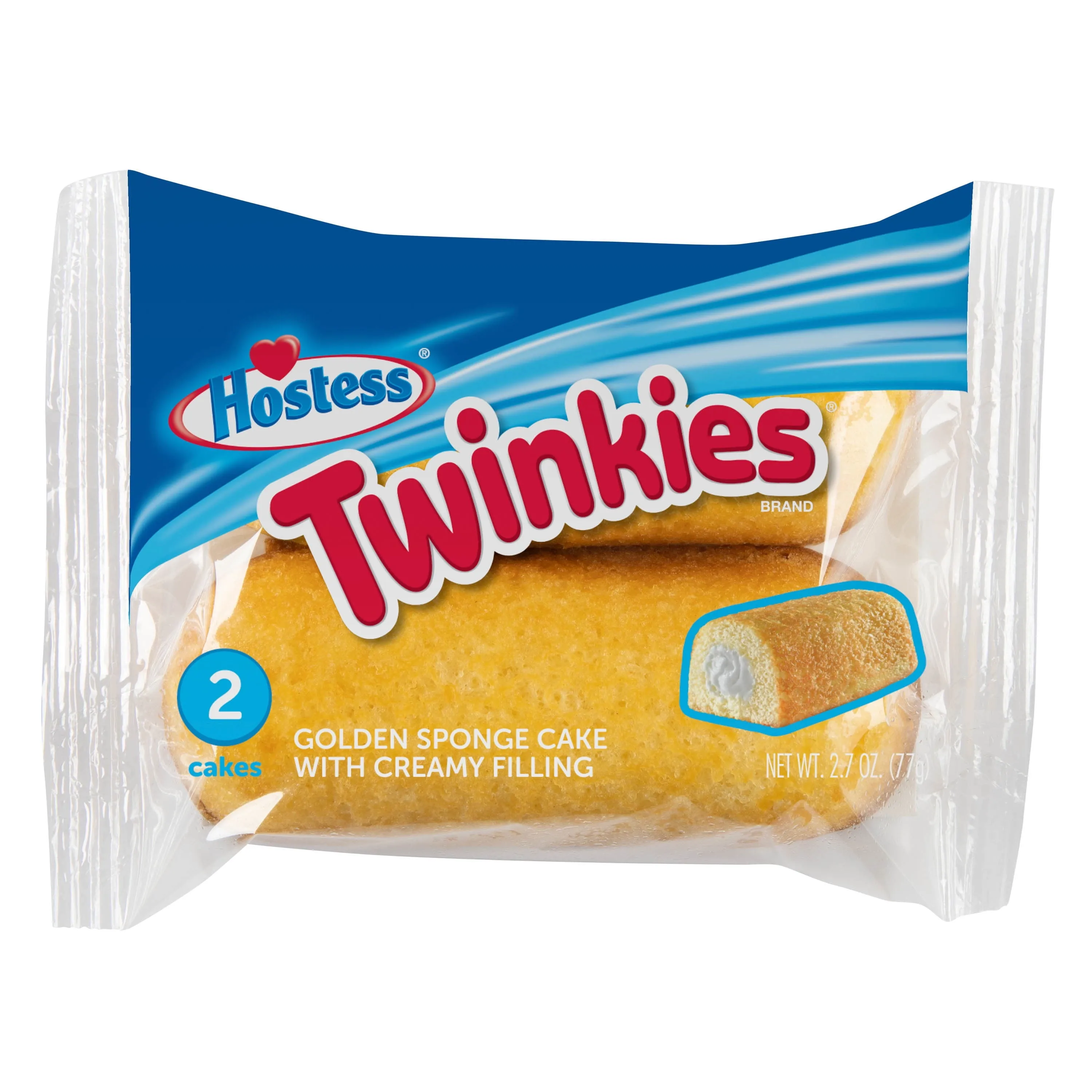 Hostess Twinkies Single Serve, 2 Count, 2.70 oz