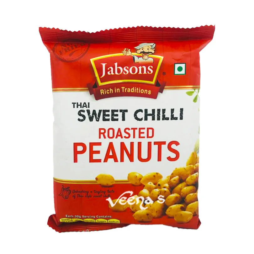 Jabsons Thai Sweet Chilli Roasted Peanuts 140G