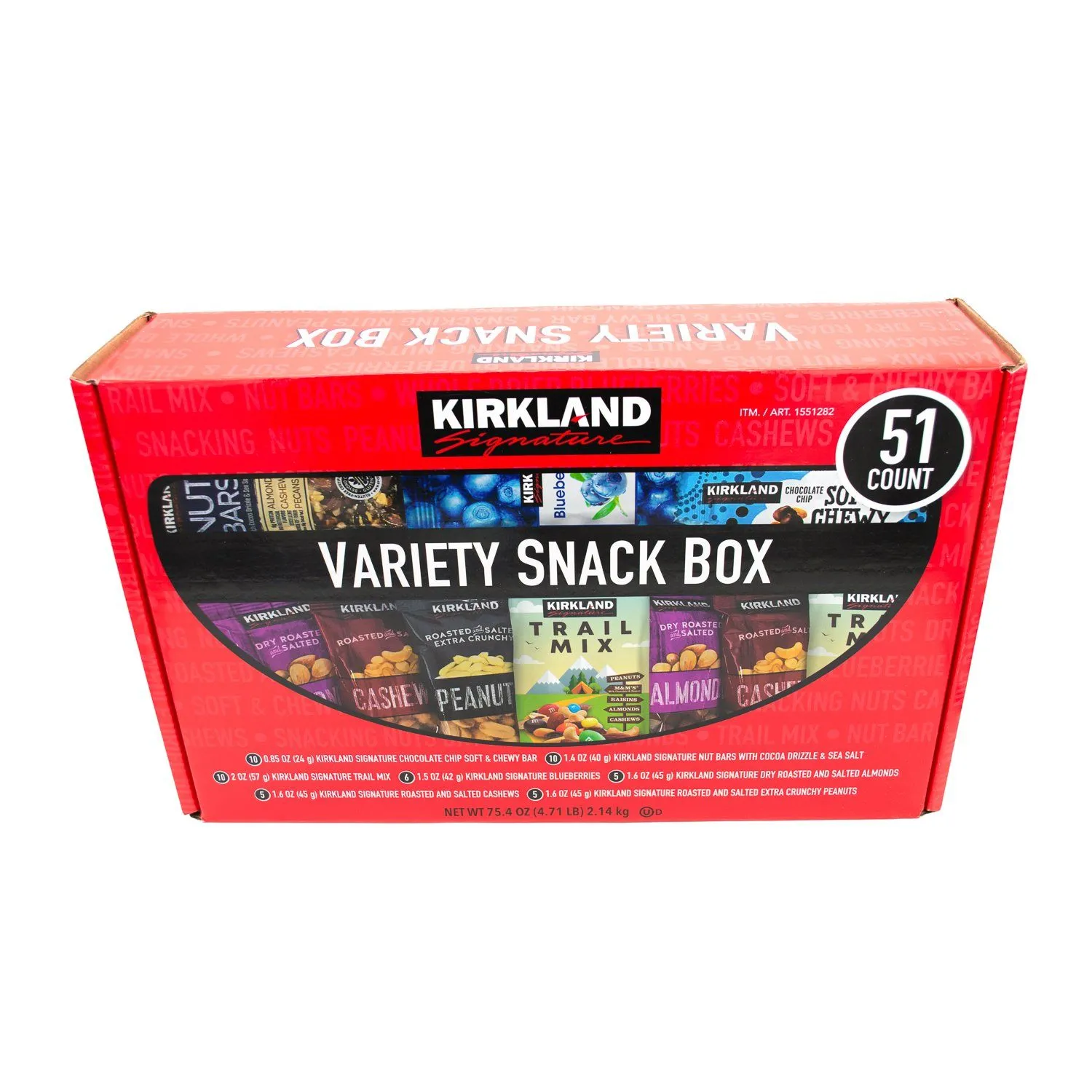 Kirkland Signature Variety Snack Box, 51 Count