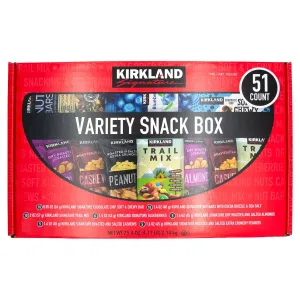 Kirkland Signature Variety Snack Box, 51 Count