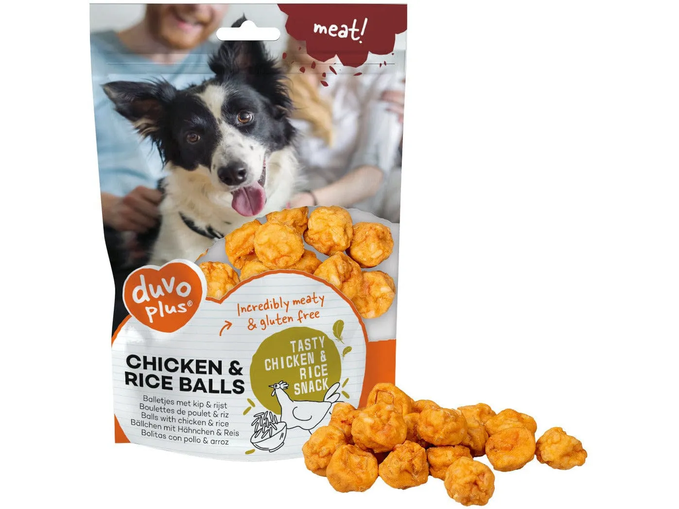 Meat! Chicken & Rice Balls 180G - ± 40St