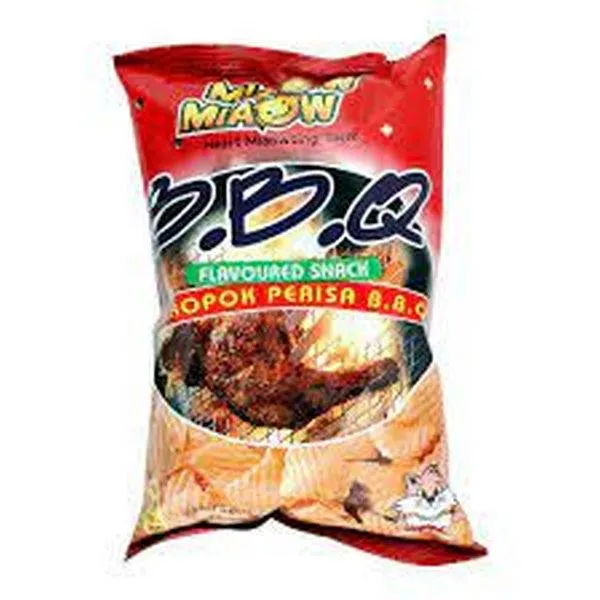 MIAOW MIAOW SNACKS BBQ SNACKS 60G