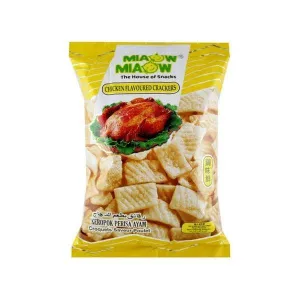 MIAOW MIAOW SNACKS CHICKEN CRACKERS.60G