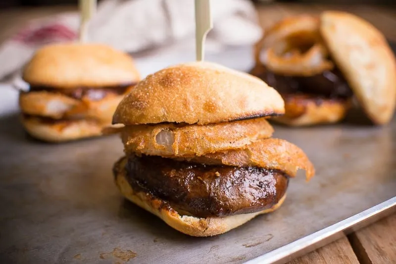 Midwestern Sweet Portobello Burgers