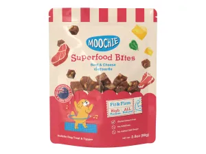 MOOCHIE SUPERFOOD BITES - BEEF & CHEESE 80g