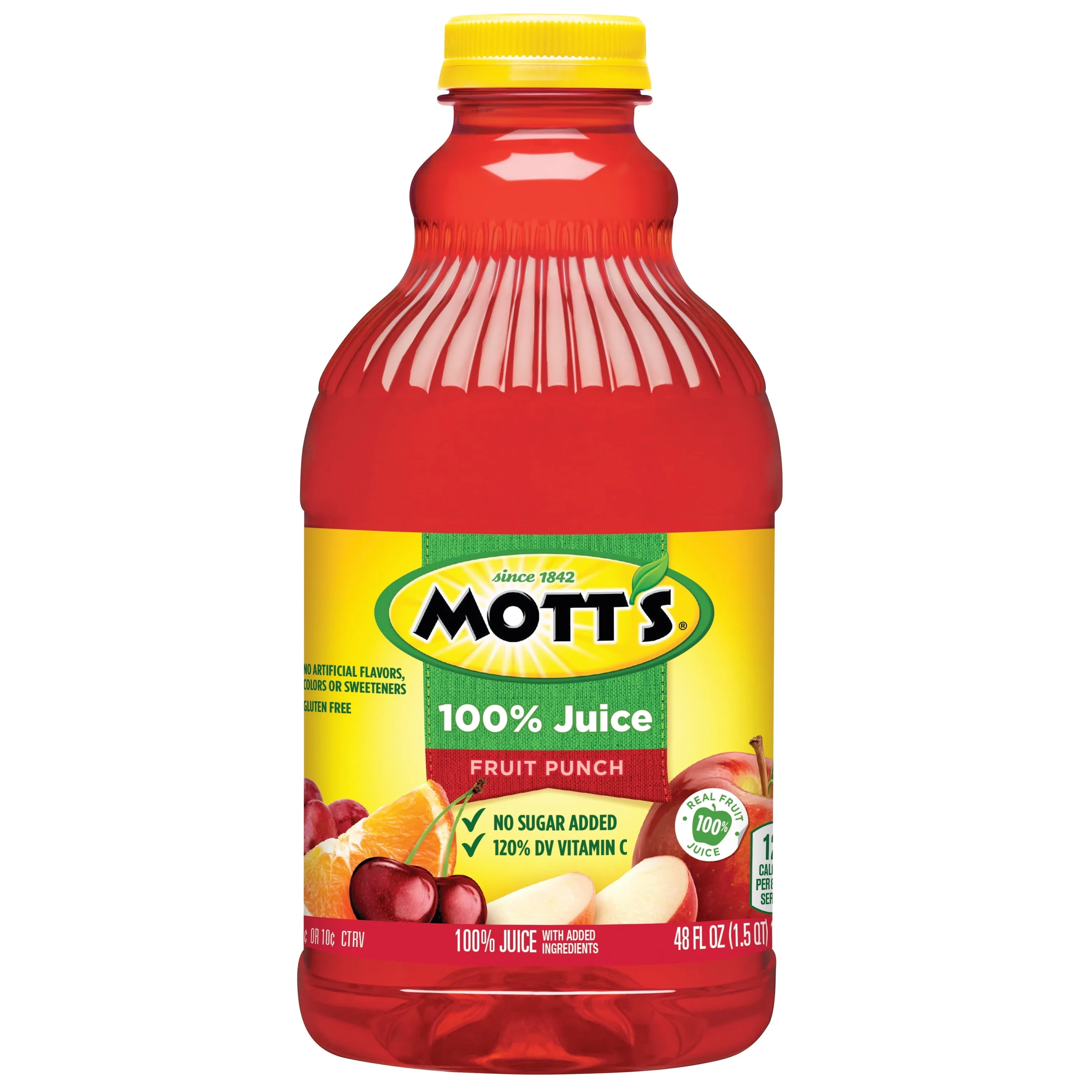 Mott's 100% Juice Fruit Punch Juice, 48 fl oz Bottle