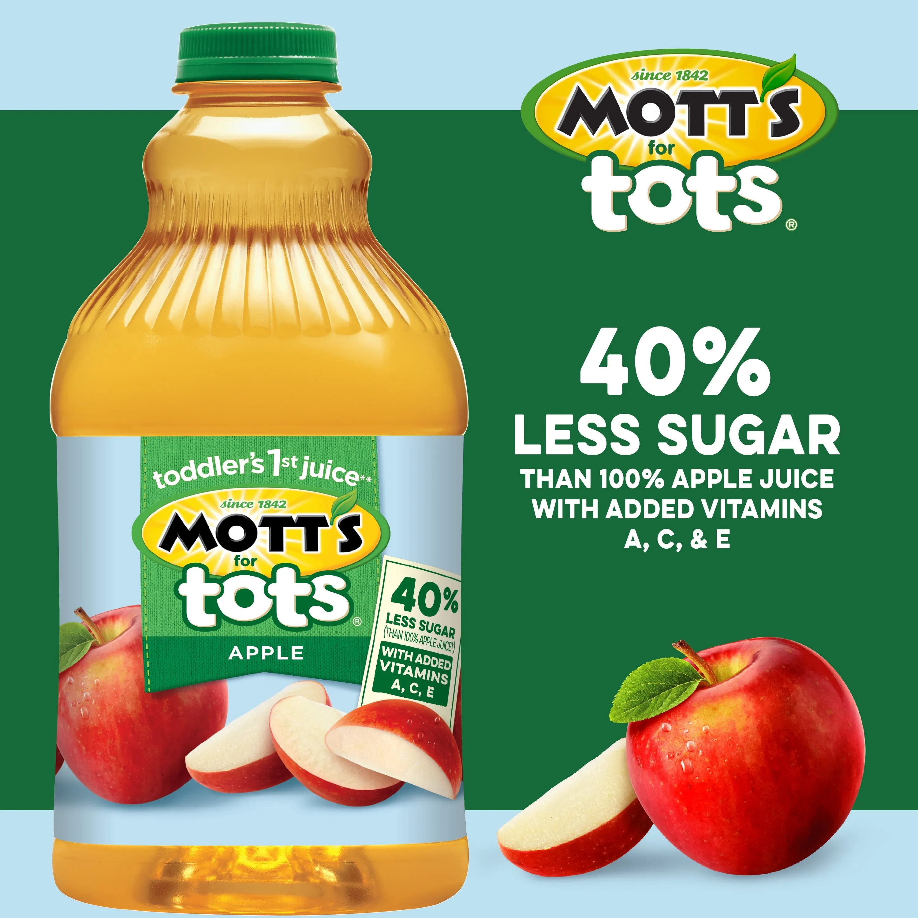 Mott's for Tots Apple Juice Drink, 64 fl oz bottle