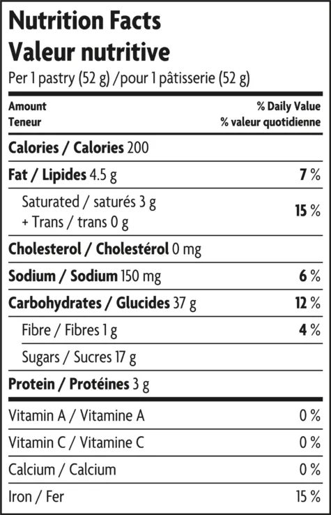 Nature's Path Frosted Cherry Pomegranate Toaster Pastries (312g)