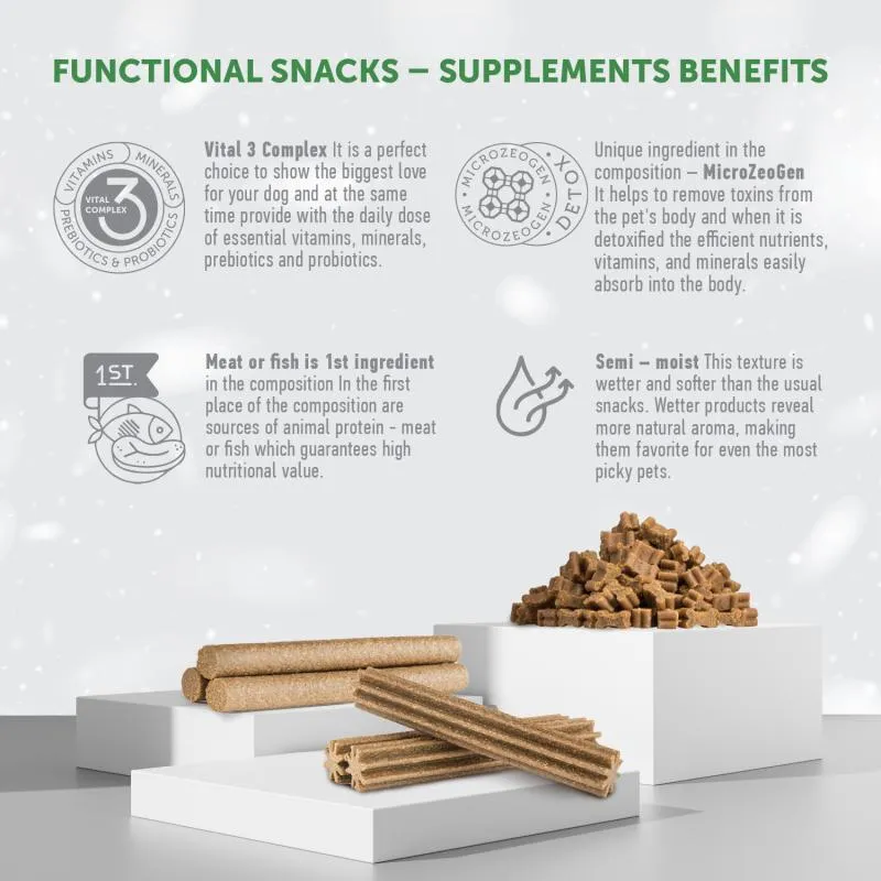 Nature's Protection Superior Care complementary feed - snacks to support endurance function with insects and rice for adult dogs