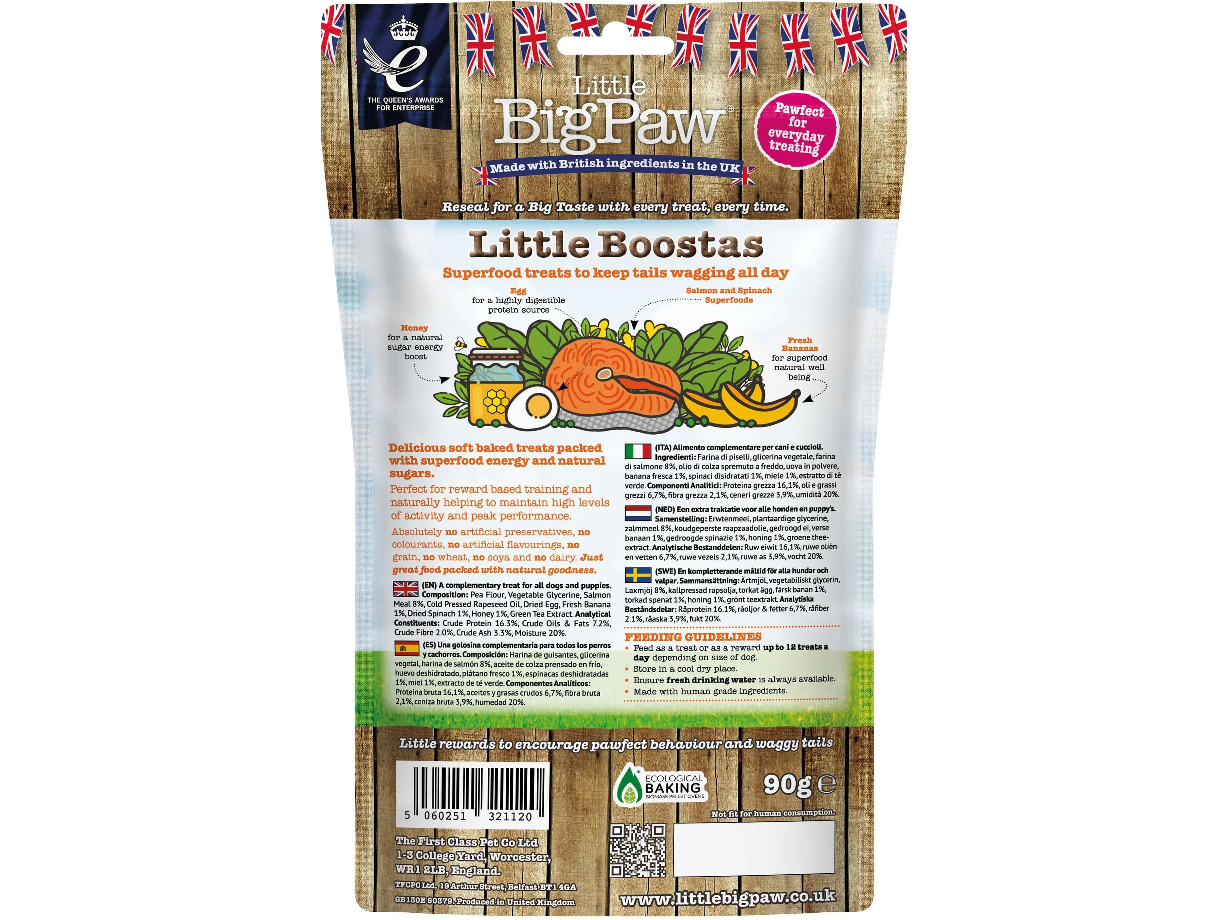 NEW Little Boostas Superfood Treats 90g /Little BigPaw