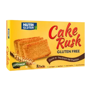 NUTRI GLUTEN FREE CAKE RUSK CARDAMOM 160GM