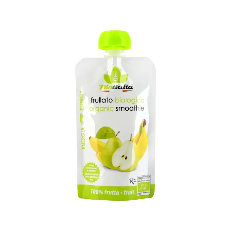 Organic Pear and Banana by BioItalia, 120g