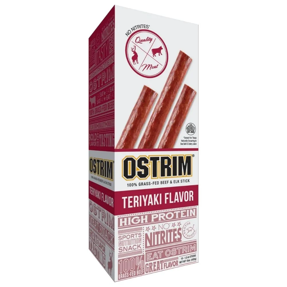 Ostrim Beef/Elk Stick 10 Count - 1.5 oz.