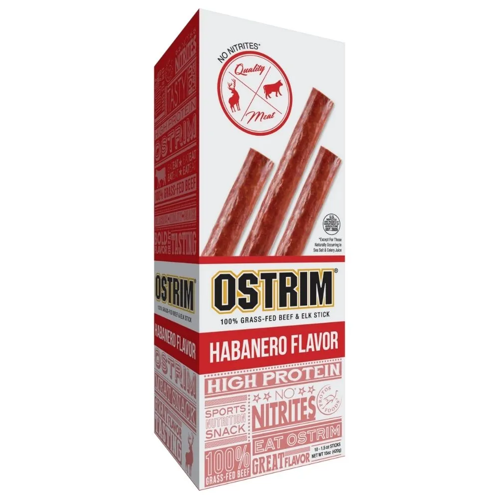 Ostrim Beef/Elk Stick 10 Count - 1.5 oz.