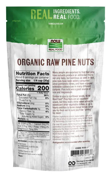 Pine Nuts Organic 8oz